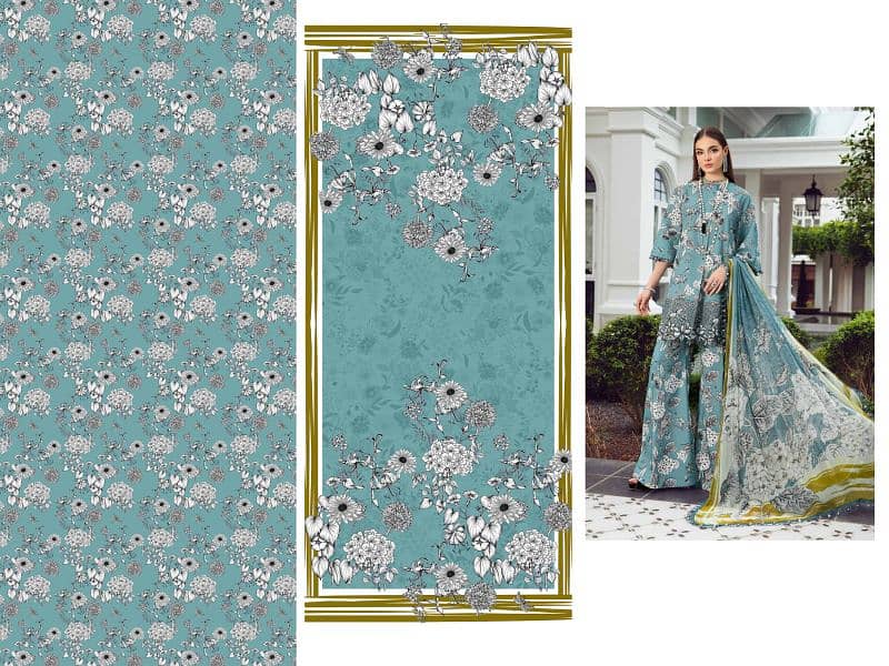 Maria b Khaddar 3 piece suit 11