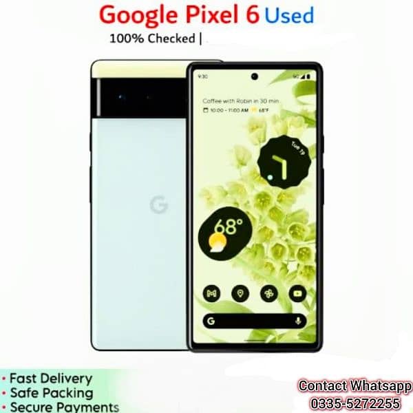 Pixel 6 Powerhouse: 8GB RAM, 128GB ROM, USA Imported Stock 0