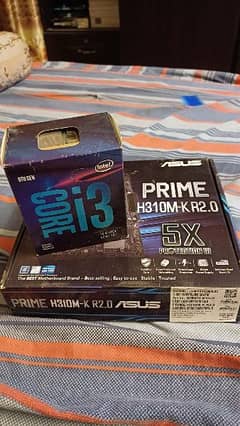 Core i3 9th generation Processor + ASUS Prime 9th Gen motherboard 0