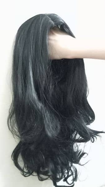 natural black hair wig for females 4