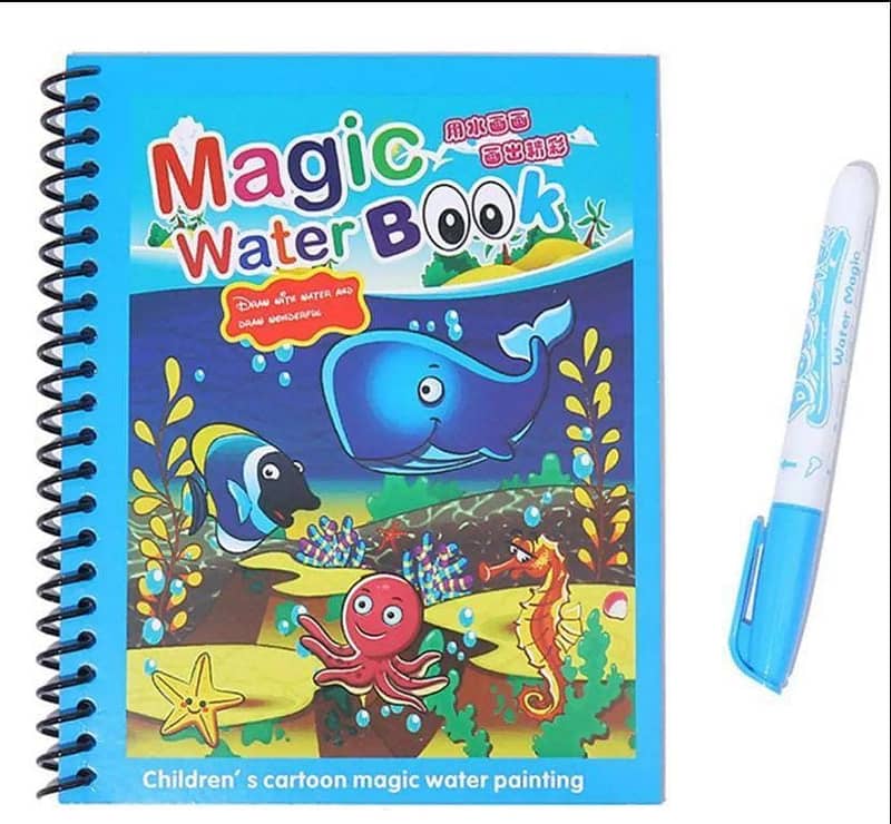 Magic Water Coloring Book For Kids 0