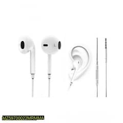 wired handsfree white 0