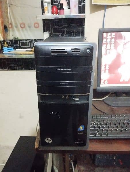 HP Computer and Dell Monitor for Sell 0