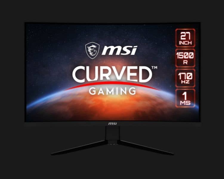 MSI GAMING G273CQ VA PANEL 170HZ 1MS box open 2