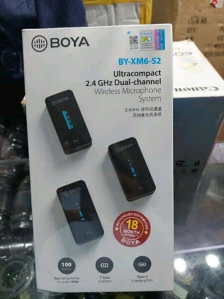 Boya xm6 S2 Wireless Mic 0