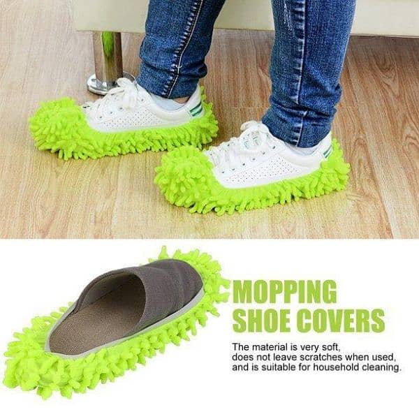 1 Pair Multifunctional Micro Fibre Shoe Cover Cleaner 1