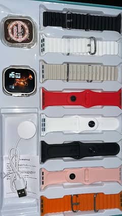 9 in 1 Ultra 2 smart-watch with 8 Different Straps!