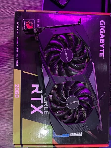 Gigabyte RTX 2060 in mint condition with box 2