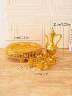 decanter set cups and Tray & home delivery