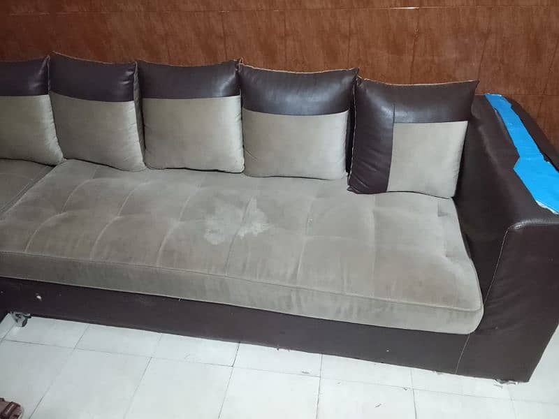 l shaped sofa or water dispenser urgent for sale 5