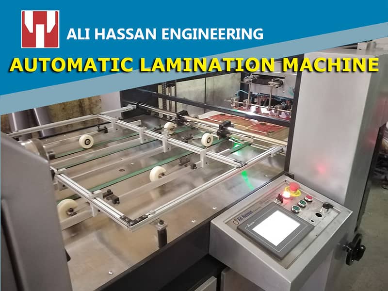 Auto Lamination machine|Auto paper feeding & Cutting lamination|Cold 1