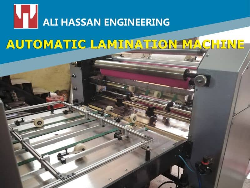 Auto Lamination machine|Auto paper feeding & Cutting lamination|Cold 3