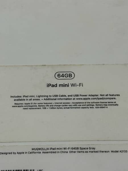 I PAD MINI 5 BRAND NEW 10/10 CONDITION 64gb grey 12