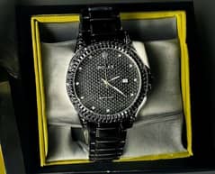 New black rolex watch heavy weighted for boys