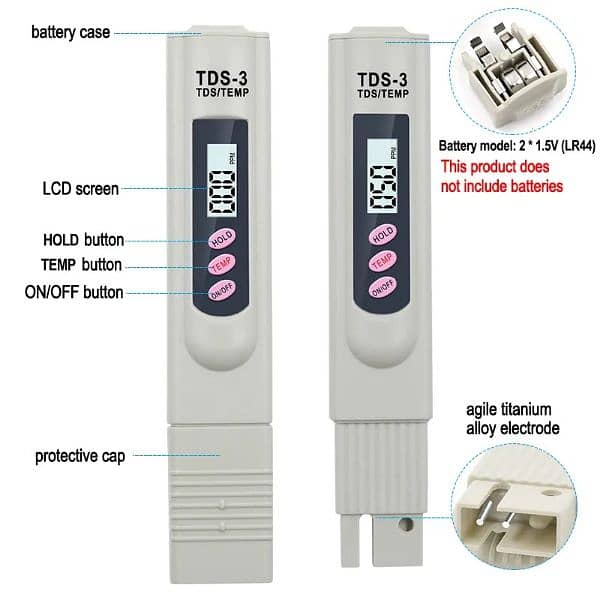 Digital TDS Water Purifier Quality Tester Home Water Testing Pen 6