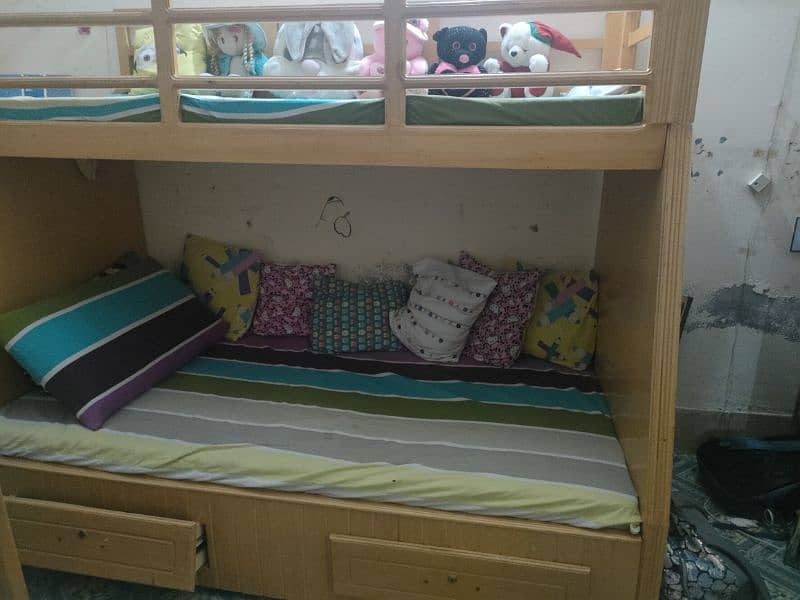 In best condition  wooden best quality Bed 2