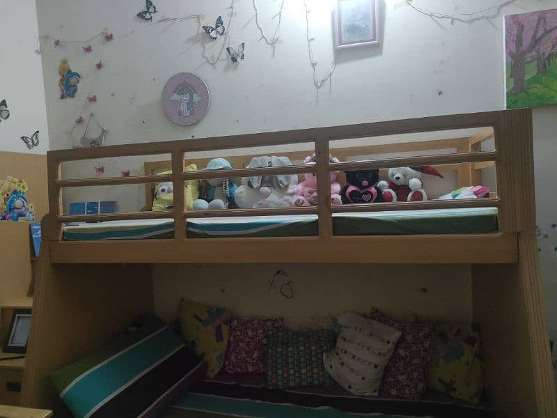 In best condition  wooden best quality Bed 3