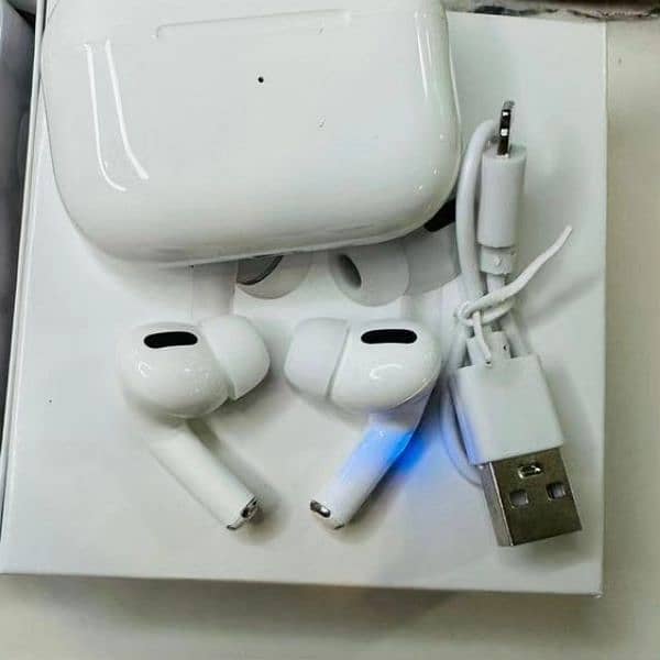 Airpods for anyphone in white colour in good quality reasonable price. 1