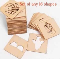 Wooden Toys For Kids - Pack of 16