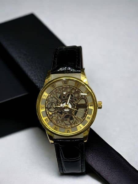 Men's leather watch 1