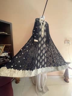 Embroidered net frock 0