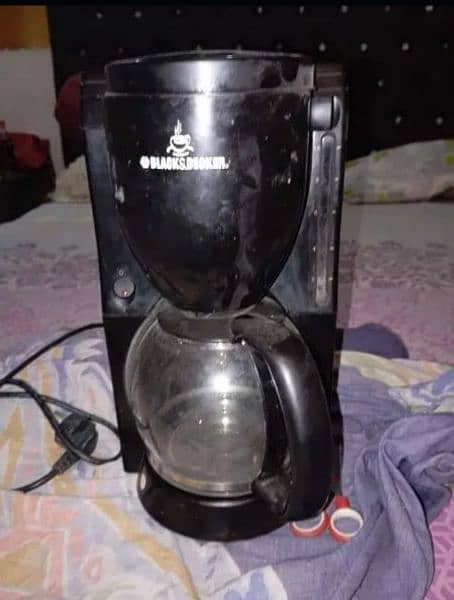 black & dacker coffee and tea maker 1