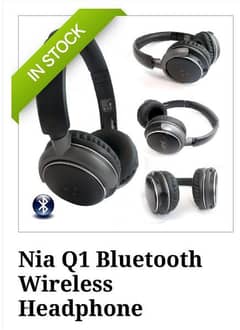 Nia Q1 wireless Bluetooth headphones 0