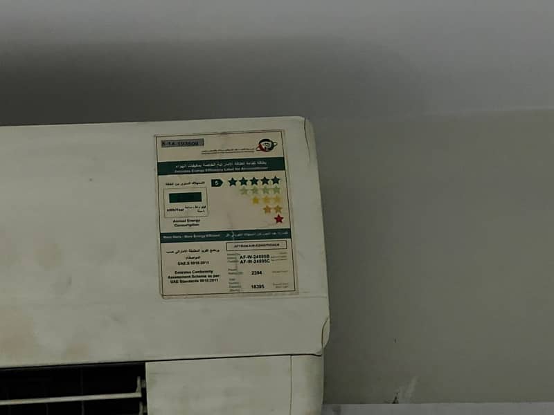 aftron 1.5 ton non inverter Ac 2