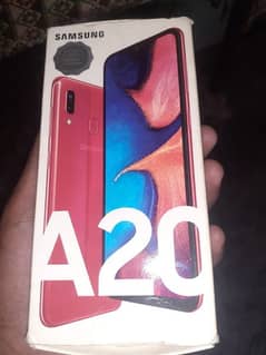 Samsung A20 with box charger and pin koi masla nahi. 0