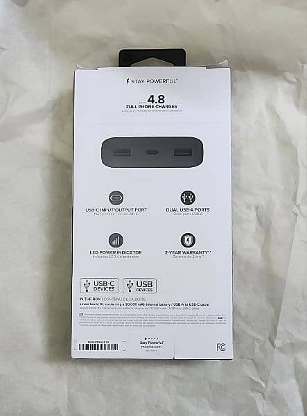 mophie Powerstation XL Power Bank 20,000 mah 1