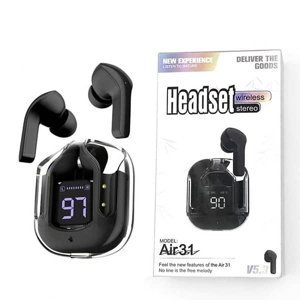 Wireless Airbuds (Air31) {Free delivery all over pakistan} 8