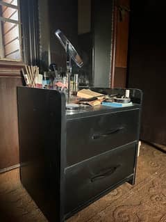 table with drawers