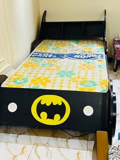 bat man single bed for sale with mattress 0