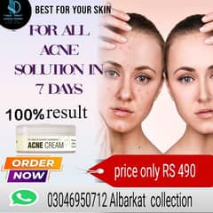 acne solution cream in 7 Days results guaranteed