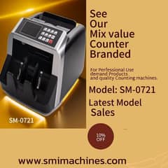 cash counting machine,multi currency note ,Packet counting SM-Pakistan