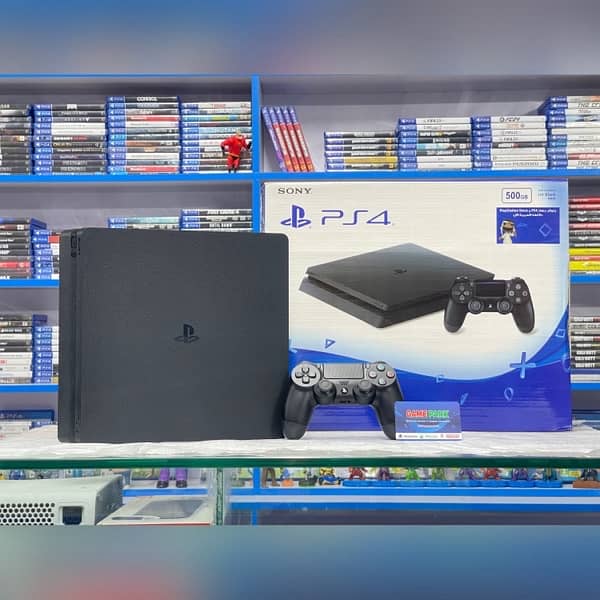 PS4 Slim 500GB Slightly Used 0