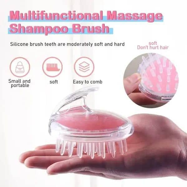 Silicone Scalp Shampoo Brush 4