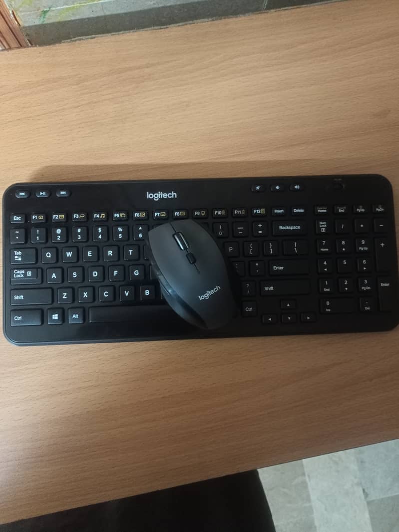 Logitech & Dell Wireless Keyboard & Mouse Combo 7