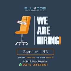 Seeking Recruiter as Part Time