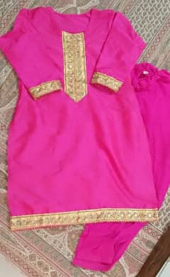 wedding dress Kurti, pajama and net dubatta