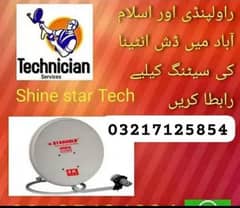 one time setup life time free satellite Dish antenna all items availe