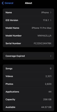 iphone 11 pro max 256 gb