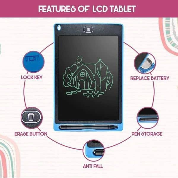 8.5 Inches LCD Writing Tablet for kids 2