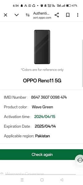 Oppo Reno 11 5g 5