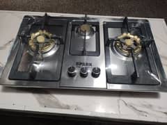 Spark Brand Three burner stainless steel high Quality hob