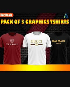 Jersey Graphic Sublimation Full Sleeves Shirt Pack Of 3 0