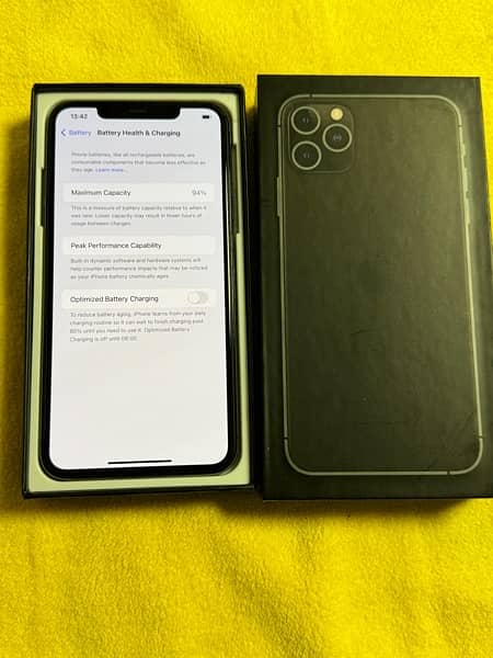 iPhone 11Pro Max 256GB Factory unlocked None PTA 1