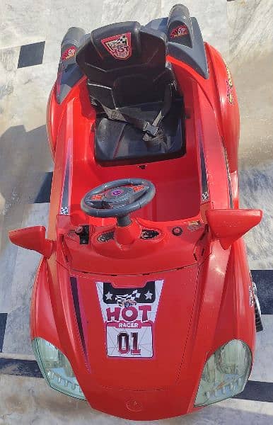 Hot Racer Ride On Car Rechargeable Battery Operated 3