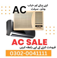 AC / Split Ac/ Dc Inverter Ac/window Ac /Sale And purchase/ Best Price 0