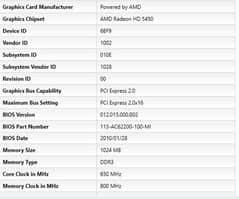 graphics card 1 gb Amd